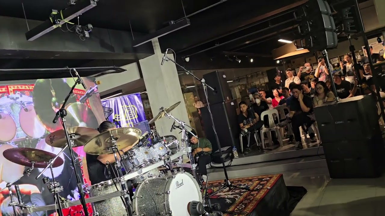 JB Music Flagship Drum clinic with Shannon forrest pt 8