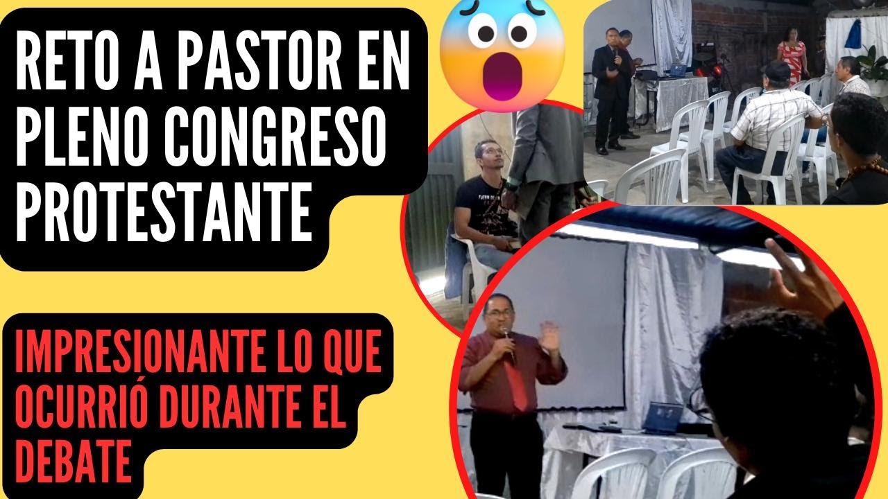 🛑INCREIBLE DEBATE 🛑 RETO a PASTOR en congreso 