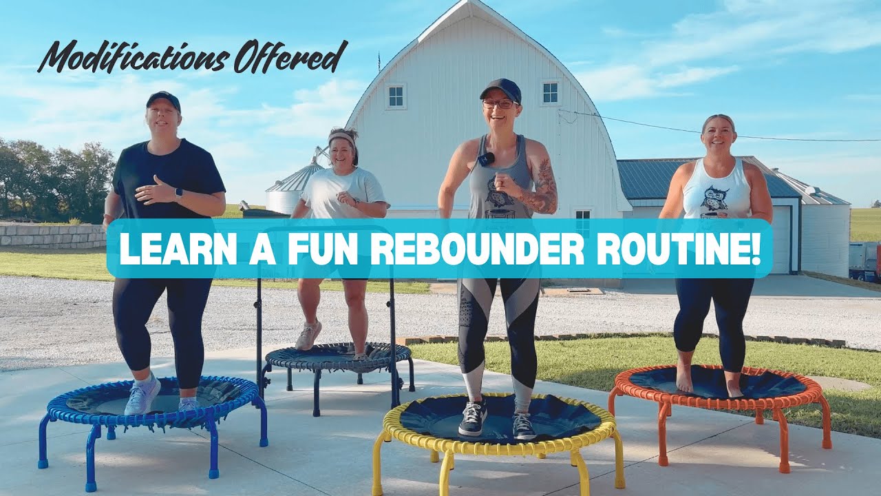 20 Minute All Levels Rebounder Workout | Modifications & Intensity Options