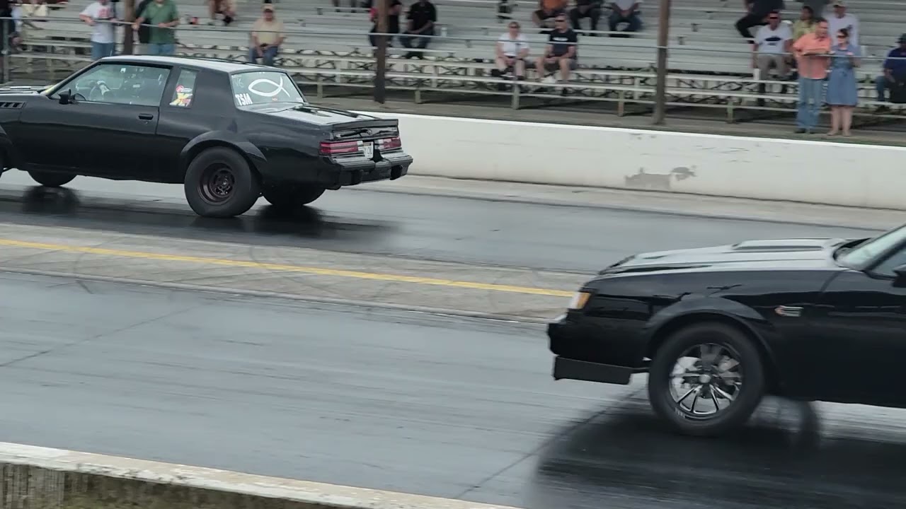 John Plog goes wheels up with his TSM Grand National at the 2023 Buick GS Nationals.