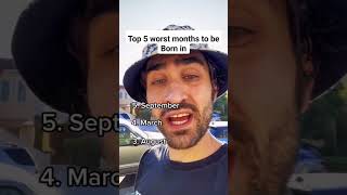 Famous worst months to be born in #shorts #birthday Profile