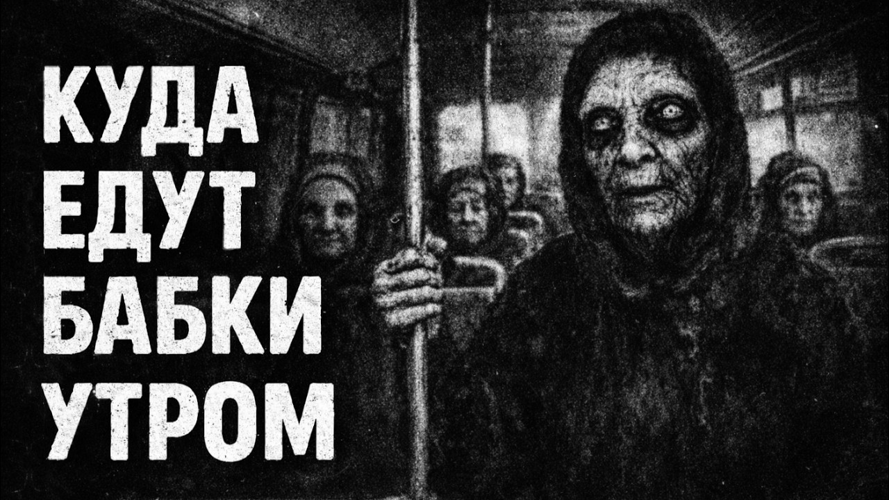 КУДА ЕДУТ БАБКИ УТРОМ | Страшные истории на ночь