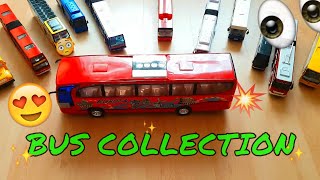 Játékbuszok Busz Gyűjtemény Fiúknak - Meglepetés Óriás Piros Busz