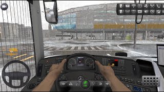 Bus Simulator Ultimate Mobile Gameplay | snowy❄️☃️🛣️ | zuuks  screenshot 4