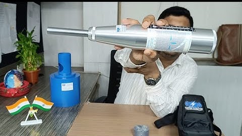 Schmidt Rebound Hammer demo video with Graph reading / NDT equipment/  calibration on anvil