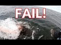 BIG HALIBUT embarrasses kayak fisherman!