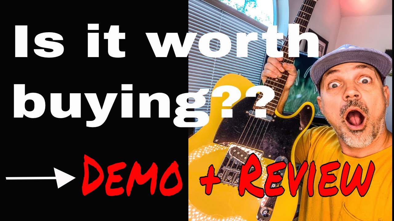 Monoprice guitar indio classic | telecaster replica | demo plus review