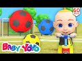 The Colors Song (Soccer Ball Color Pump) + more nursery rhymes & Kids songs -Baby yoyo