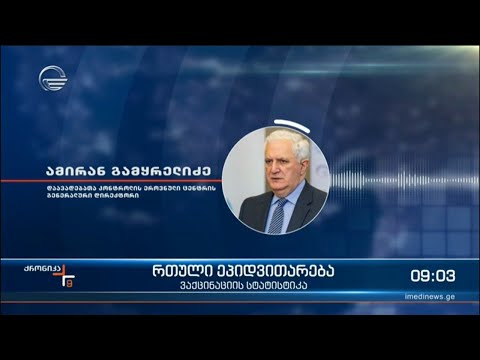 ქრონიკა 09:00 საათზე - 8 აპრილი , 2021 წელი