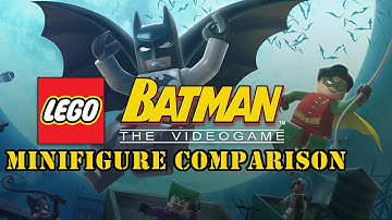 Comparing Every Minifigure from LEGO Batman The Video Game