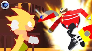 Sonic Vs Eggman robot test 1 | Full animation cartoon funny video official challenge animated