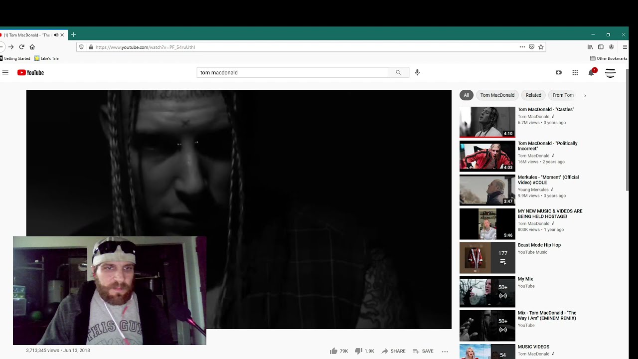Tom MacDonald-The Way I am (Eminem Remix)-Reaction- Can he take the beat from Em?