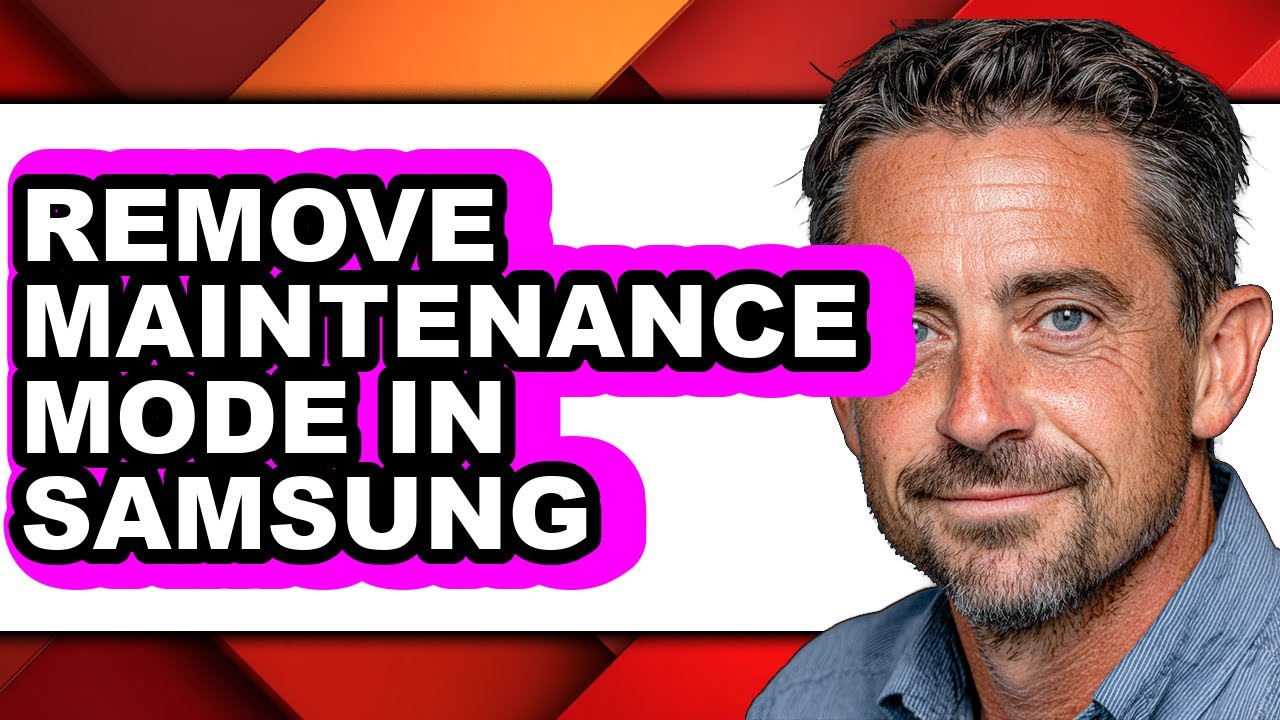 How to Remove Maintenance Mode in Samsung (easy Method) - YouTube