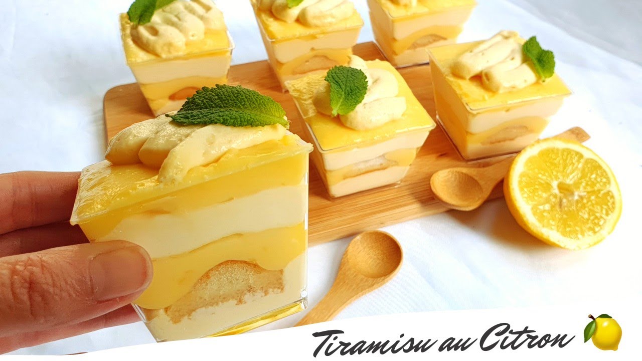 Tiramisu au Citron