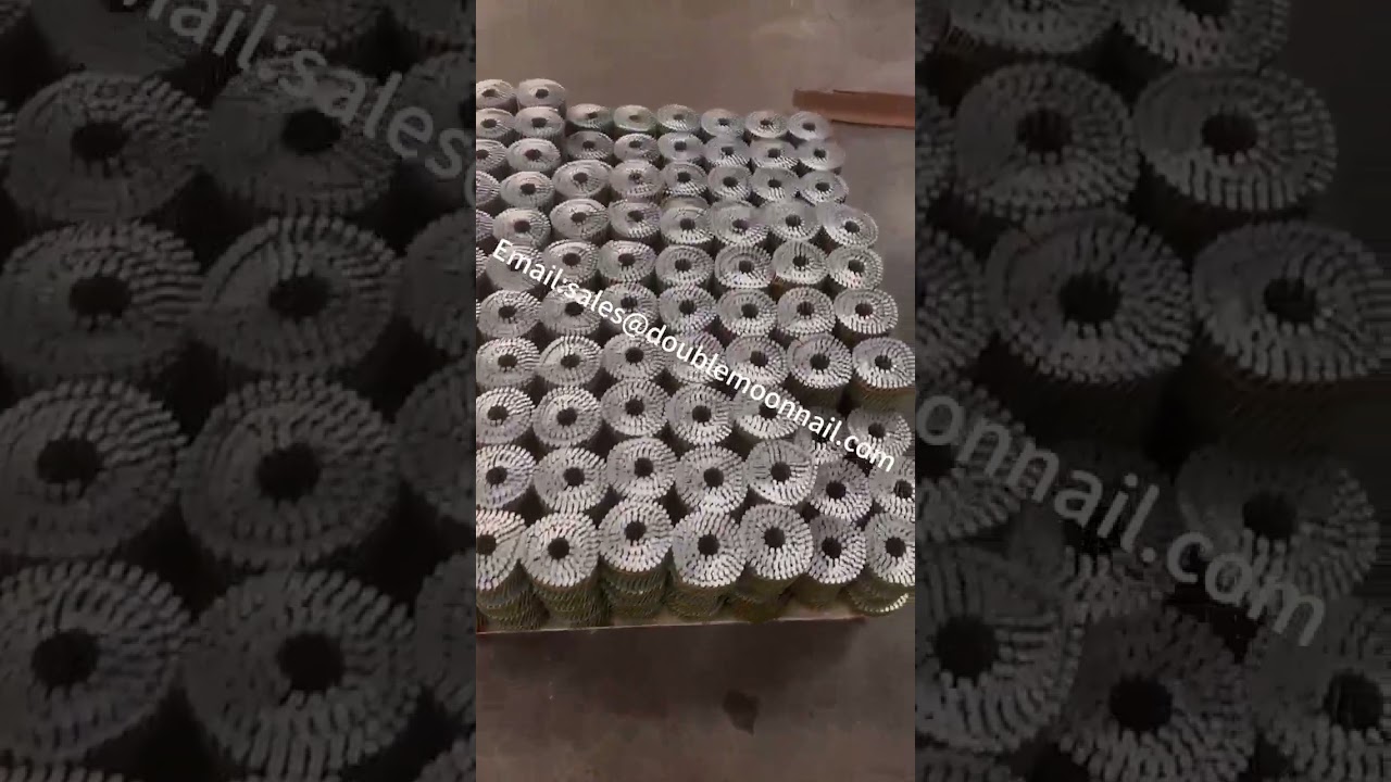 Pallet Framing Wire Pneumatic Nail Gun Coil Nails Siding Coil Nails Ring Shank Wire Collated Coil