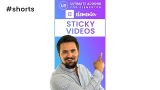 Cool Sticky Video Elementor uae #shorts