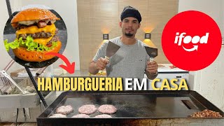 HAMBURGUERIA EM CASA, BOMBANDO DE VENDAS 🙏💰🤑