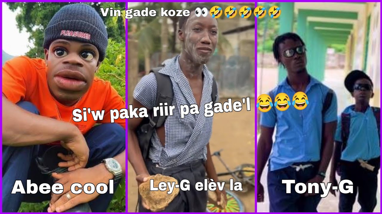 Gade'l jan'l ye a 🤣 si'w mete fò dan pa gade vidéo sa 😂😂😂😂