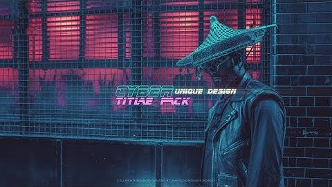 Cyberpunk Title Pack After Effects Templates