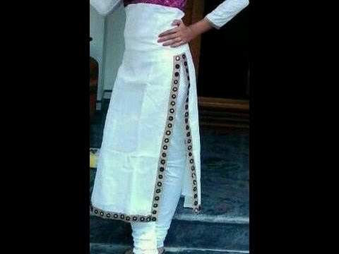 white suit design with laces