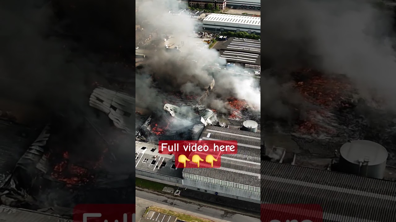 Huge fire in Rushden 