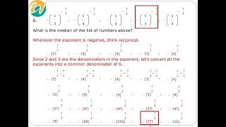 GMAT Quant Question: What is the median of the list of numbers above?