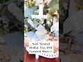 DIY Easter Basket with Cross He is Risen #youtubeshorts #shorts #diy #dollartree #faith #jesus #lord