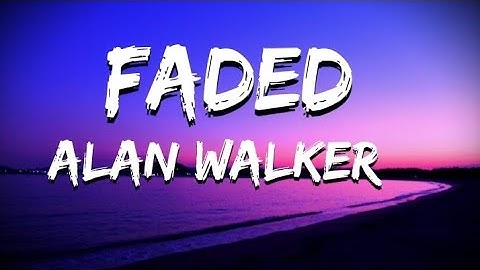 Alan walker - Faded (lyrics) english lyrics song #englishsonglyrics #faded #alanwalkerlyrics 