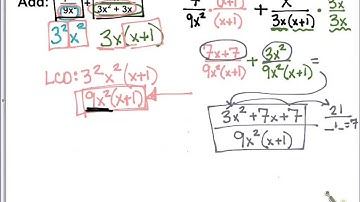 Target 8.4a - Add and Subtract Rational Expressions