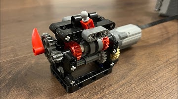 LEGO Technic 4 Speed Manual Gearbox Tutorial