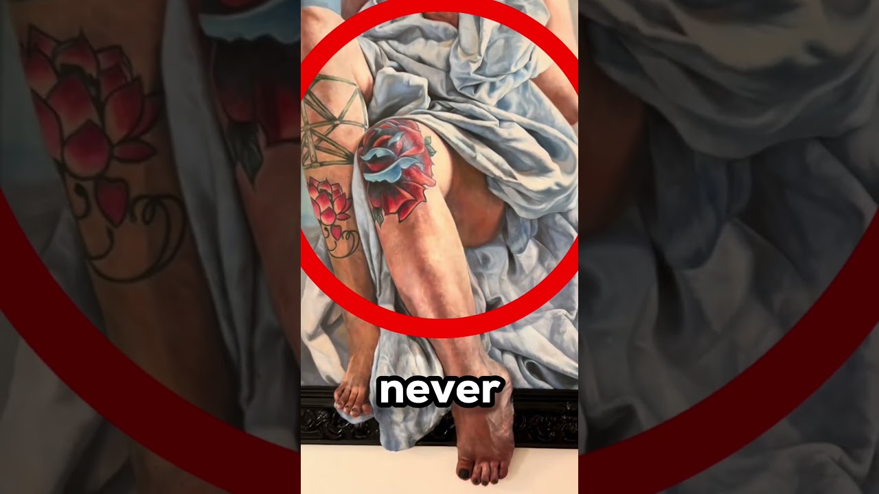 She Broke This Art Rule? 🤯(@artist.tanya)