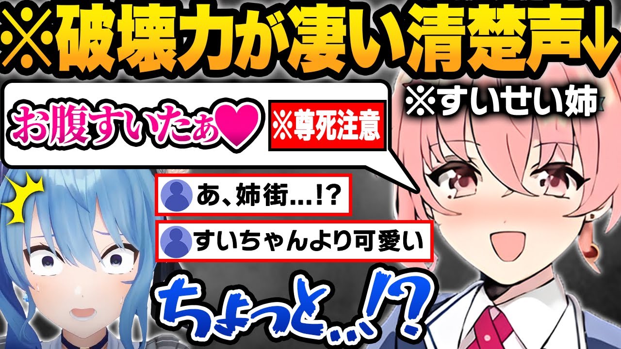 【総集編】すいせいの姉と姉妹コラボした結果...有料級の激カワボイスでガチ恋を量産する姉街×すいせい面白シーンまとめw【星街すいせい/桐生ココ/天音かなた/ホロライブ/切り抜き】