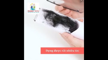 Tông đơ cắt tóc cho bé kèm hút tóc Misuta, Tăng đơ máy cắt tóc cho trẻ sơ sinh giúp bé không bị ngứa