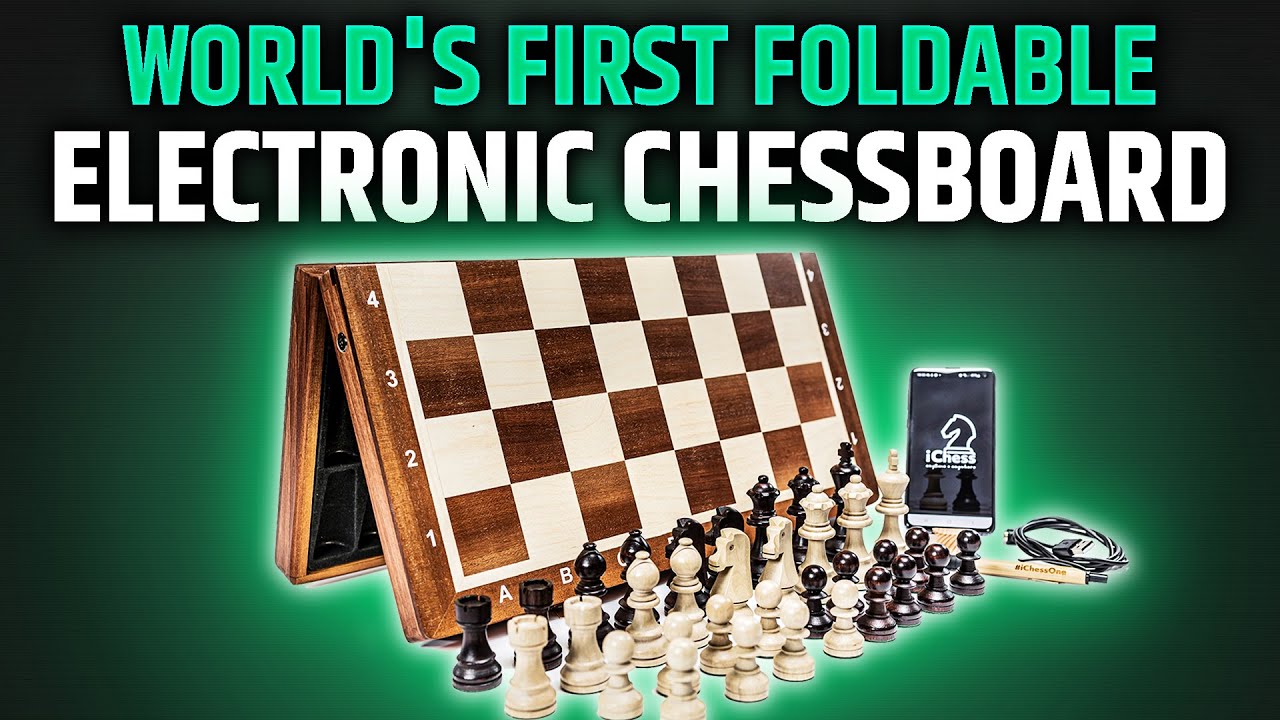  Square Off Pro Electronic Chess Board for Adults & Kids, AI-Powered & Digital, Play Against AI or Friends, Portable & Rollable  Computer Chess Board