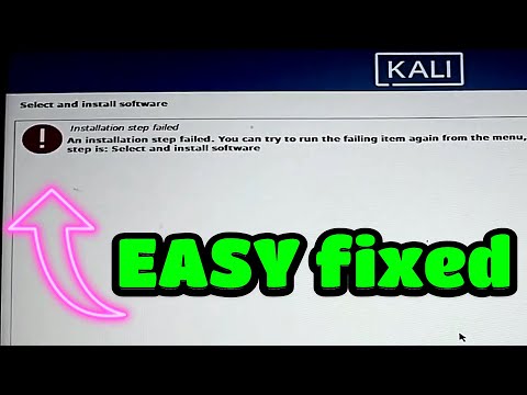 Kali Linux Troubleshooting: Fixing the ‘Installation Step Failed’ Error