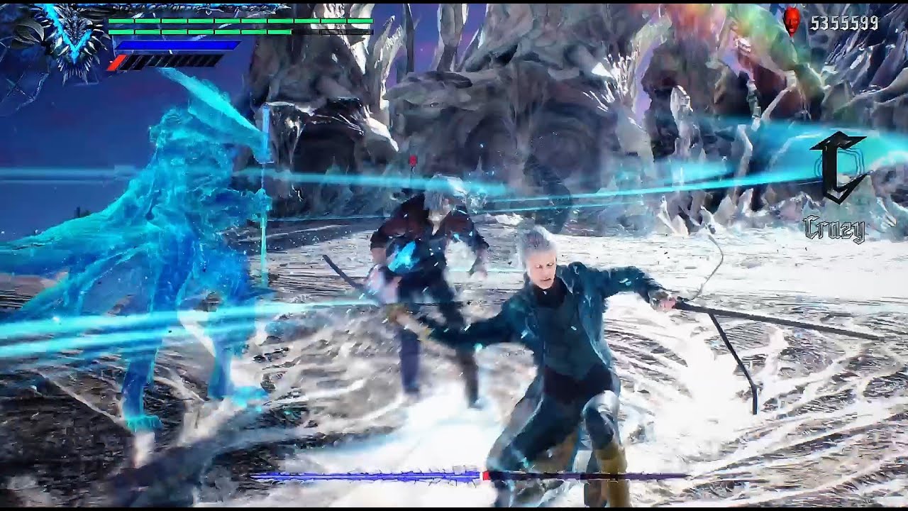 Dmc Vergil Doppelganger Double Void Slash Youtube