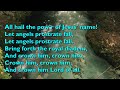 All Hail the Power of Jesus' Name (Tune: Diadem - 3vv) [with lyrics for congregations]