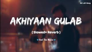 Akhiyaan Gulab | { Slowed+Reverb } | Mitraz | Teri Baton Me Aisa Uljha Jiya | Mr Lofi-Song ❤️