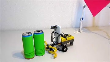 Mobile Image Processing with Lego RCX  robot and smartphone Android.  "Pick up the trash"