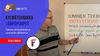 Kylmätekniikka ja lämpöpumput - ilmainen tekninen tukipalvelu