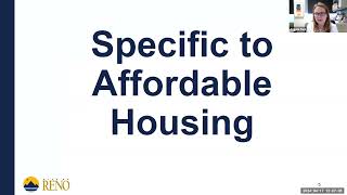 Housing and Affordability Initiatives - April 17, 2024 Meeting