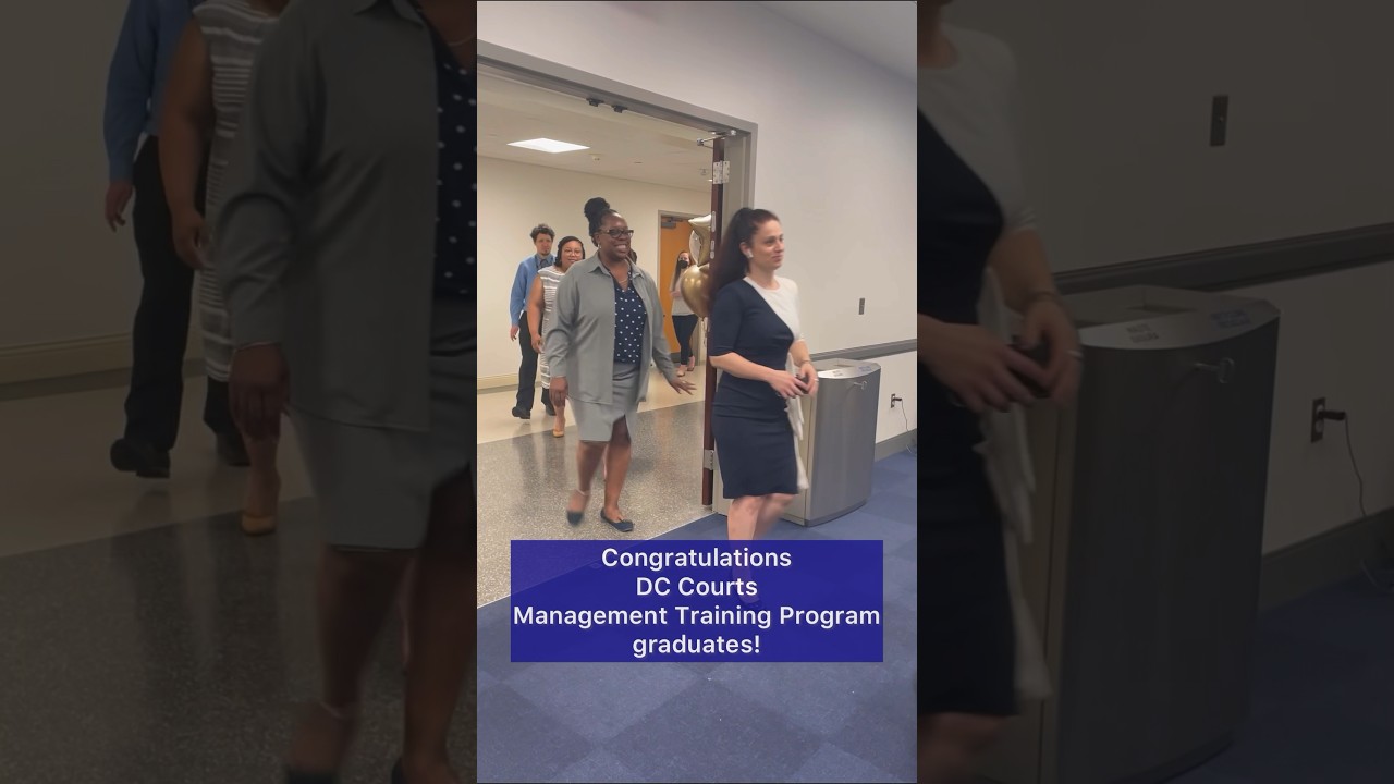 Congratulations, Management Training Program Grads! | DC Courts
