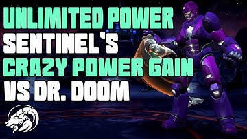 Sentinel Crazy Power Gain Synergy Vs Doctor Doom | Marvel Contest of Champions