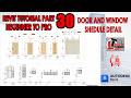 REVIT TUTORIAL BEGINNER TO PRO PART 30: CREATE DOOR AND WINDOW SCHEDULE DETAIL