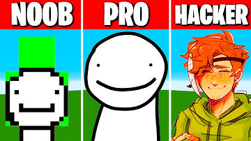 NOOB VS PRO VS HACKER Dream Minecraft Pixel art