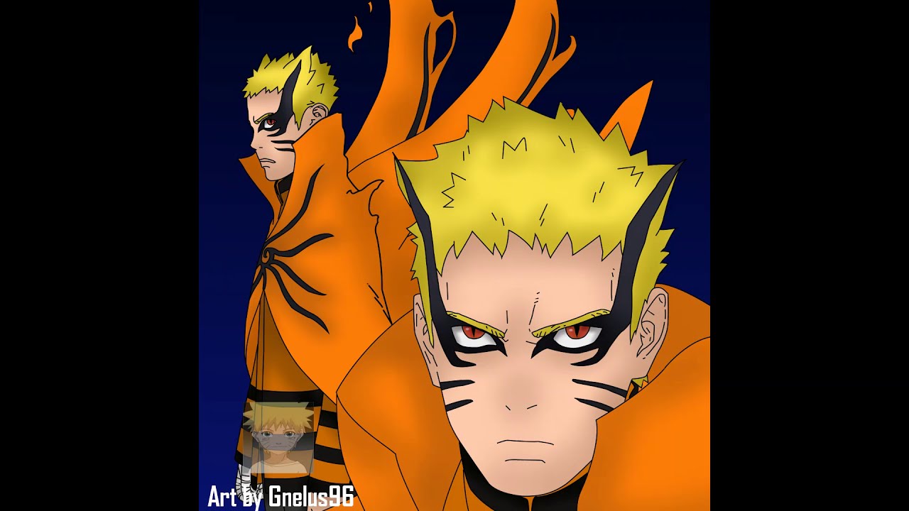 Manga Coloring 10 Naruto Uzumaki (Baryon Mode) by Gnelus96 YouTube