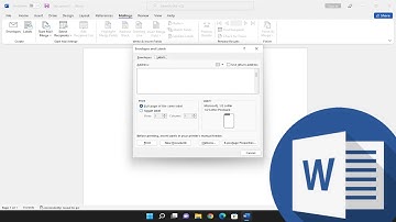 How to Create Labels For Envelopes In Microsoft Word [Tutorial]