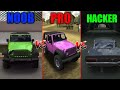 NOOB vs PRO vs HACKER - Extreme Car Driving Simulator