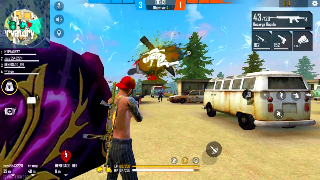 EMPURRA LÁ NA TRETA - FREE FIRE HIGHLIGHTS 🤪🤪