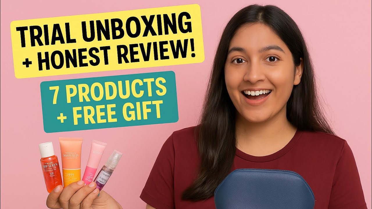 Smytten Trial Unboxing + Honest Review | 7 Skincare Products + Free Gift Under ₹199!